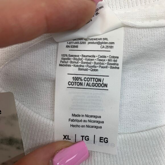 California RepublicT Shirt Mens XL Extra Large White Cotton Graphic Long Sleeve - Picture 5 of 9